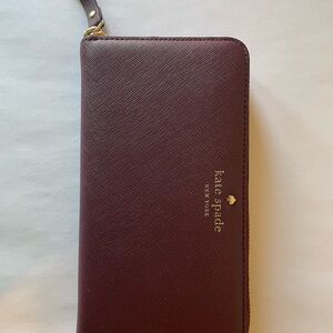 Kate Spade Plum Zip Wallet